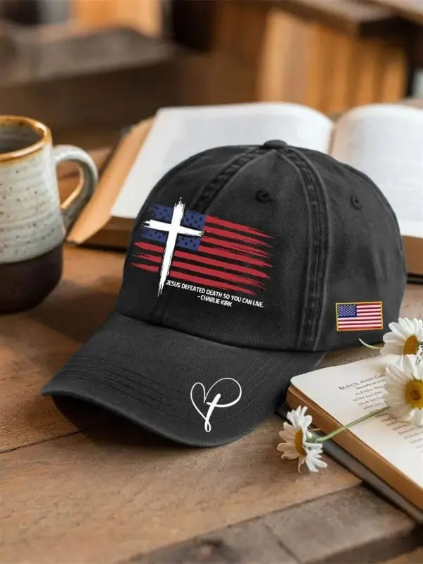 Charlie Kirk Jesus Defeated Death So You Can Live Hat Turning Point 47 Hat Charlie Kirk Jesus Defeated Death So You Can Live Hat Turning Point 47 Hat - Image 1