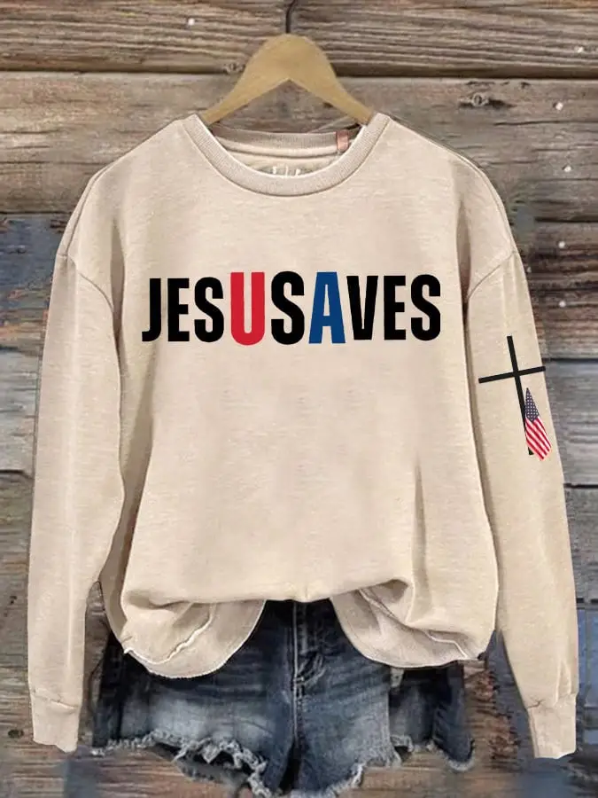 Charlie Kirk Jesusaves Sam Sweatshirt Faith And Freedom Charlie Kirk Merch Freedom Clothing Charlie Kirk Jesusaves Sam Sweatshirt Faith And Freedom Charlie Kirk Merch Freedom Clothing - Image 1