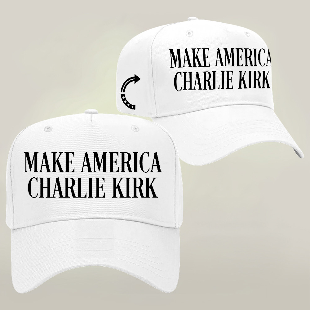 Charlie Kirk MAGA TPUSA Merch Cap Make America Charlie Kirk 47 Commemorative Hat