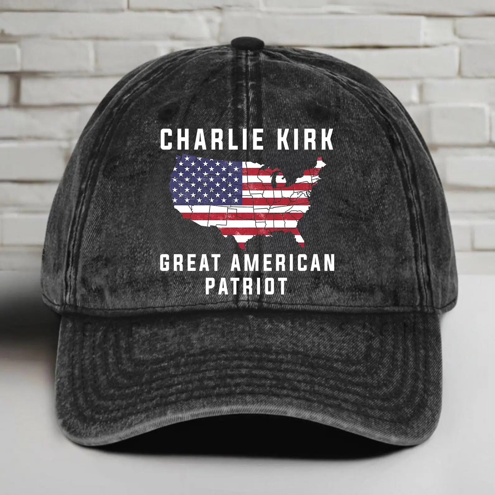 Charlie Kirk Merch Great American Patriot Charlie Kirk Hat Patriotic Gifts For Dad