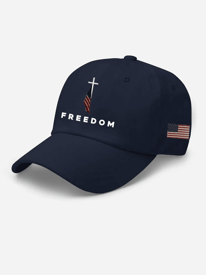 Charlie Kirk Merch Unisex Freedom American Flag Baseball Cap Charlie Kirk Memorial Gift for Dad
