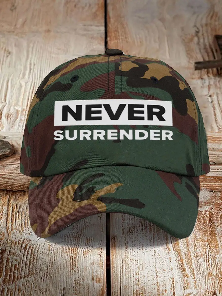 Charlie Kirk Merch Unisex Never Surrender Print Hat Gifts For Patriots