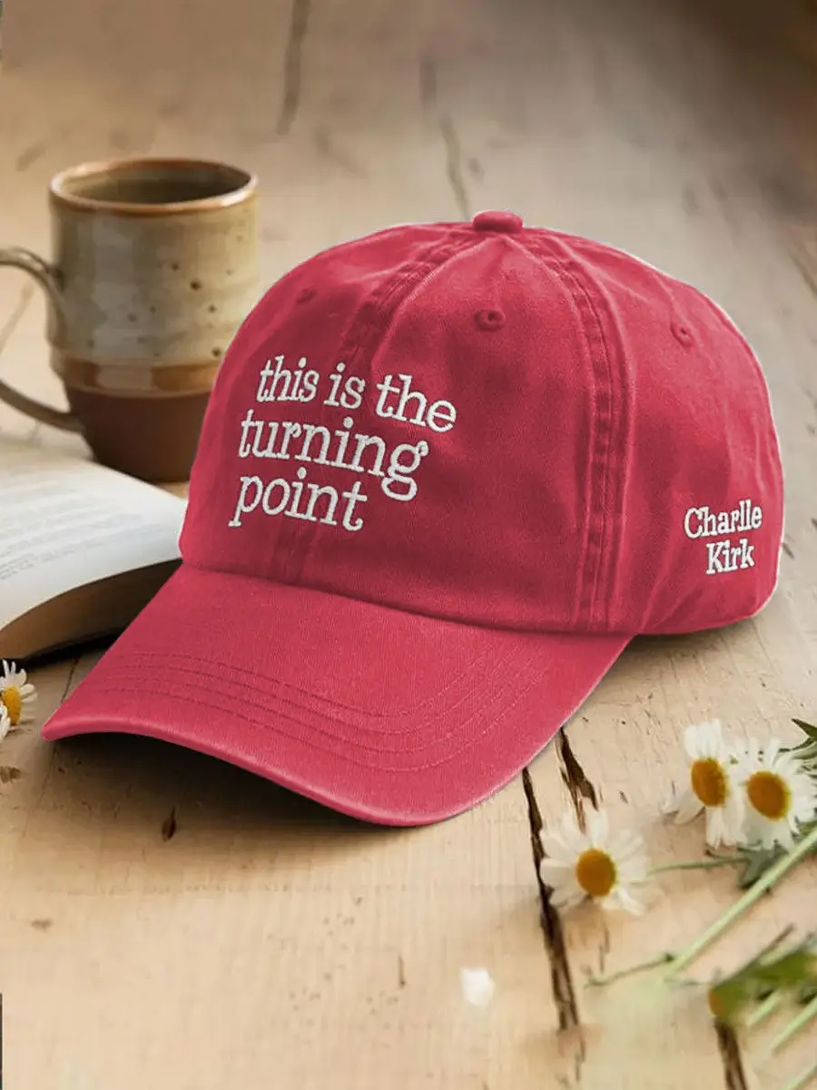 Charlie Kirk Merch Unisex Turning Point USA Flag Print Hat Gifts For Patriots