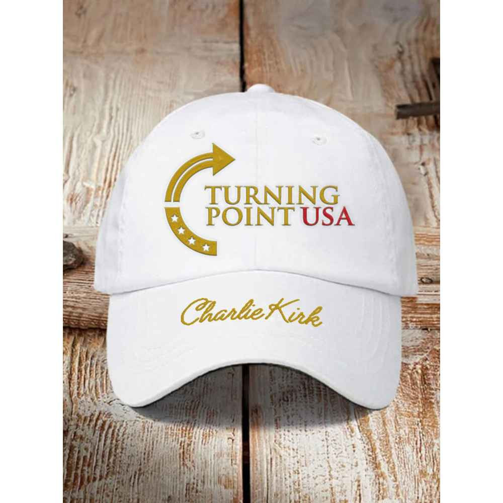 Charlie Kirk The Turning Point USA Hat TPUSA Merch Baseball Cap Gear For Supporters