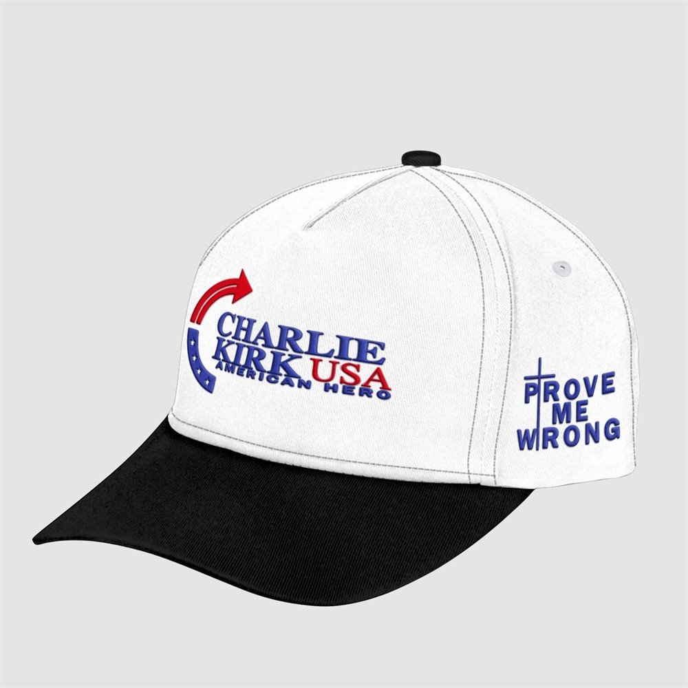 Charlie Kirk TPUSA Hat Prove Me Wrong Proud Commemorative Baseball Cap Merch Gifts Charlie Kirk TPUSA Hat Prove Me Wrong Proud Commemorative Baseball Cap Merch Gifts - Image 1