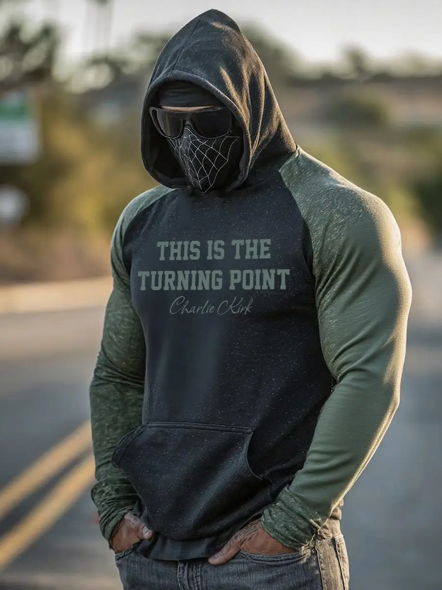 Charlie Kirk TPUSA Merch Hoodie This Is The Turning Signed Commemorative CK 47 Presents Charlie Kirk TPUSA Merch Hoodie This Is The Turning Signed Commemorative CK 47 Presents - Image 1