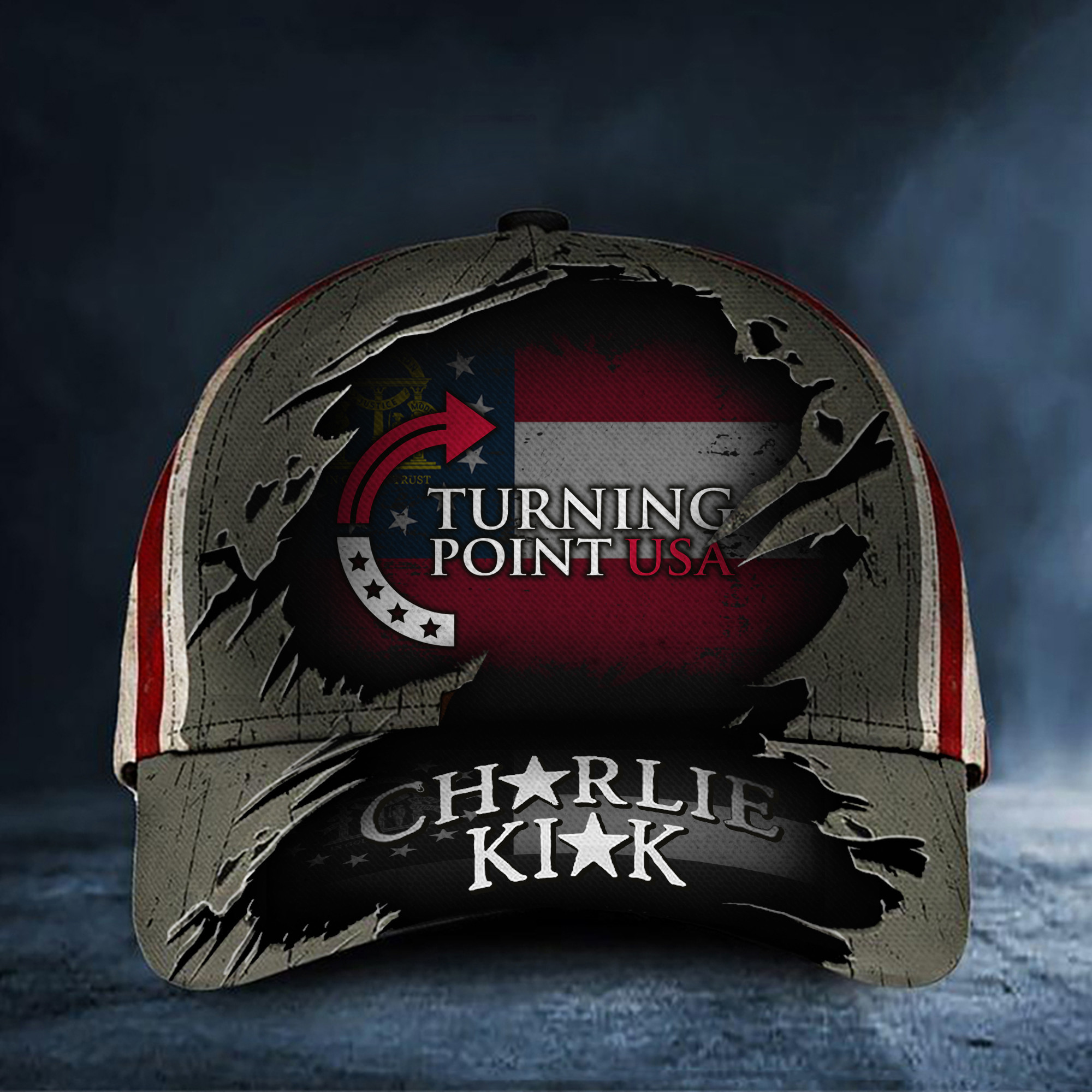 Charlie Kirk Turning Point USA Hat Peach State Patriot Violence Against Merch Gifts For Patriots