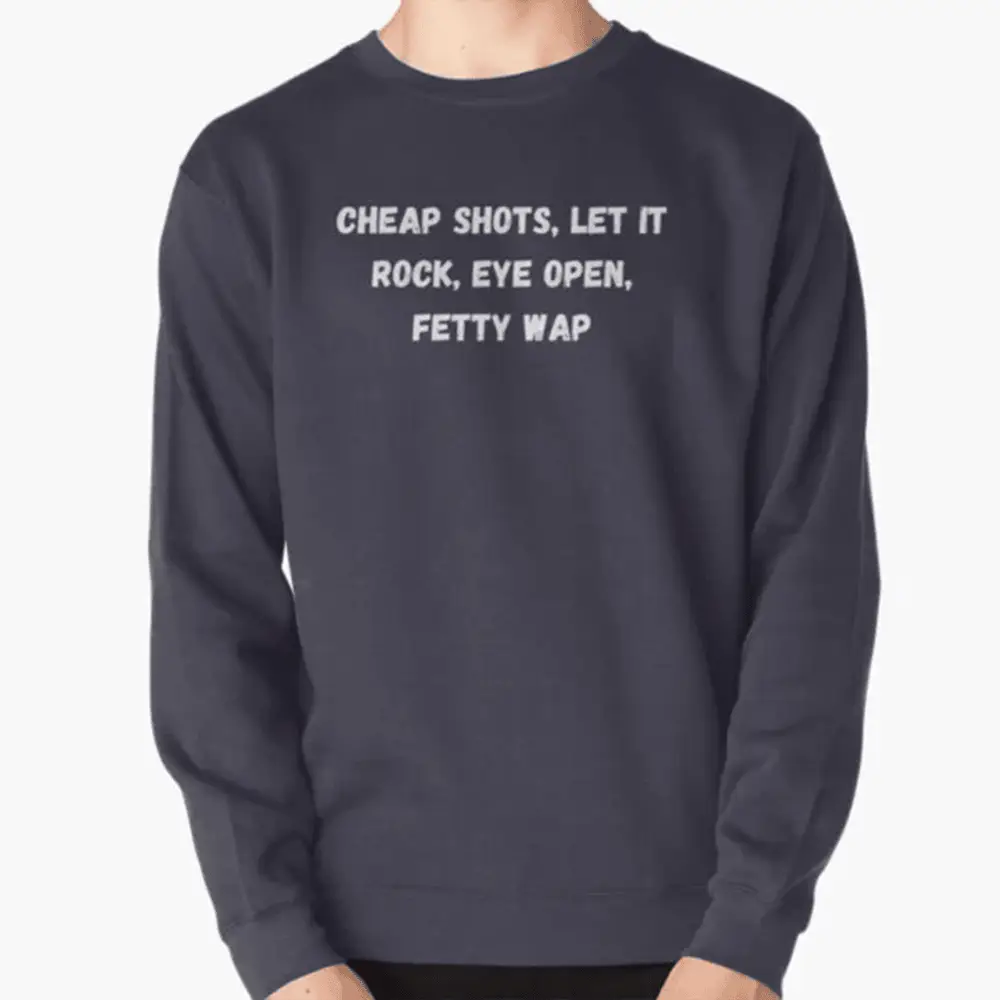 Cheap Shots Let It Rock Sweatshirt The Melodic Blue Album Title Clothing Baby Keem Fans Gifts