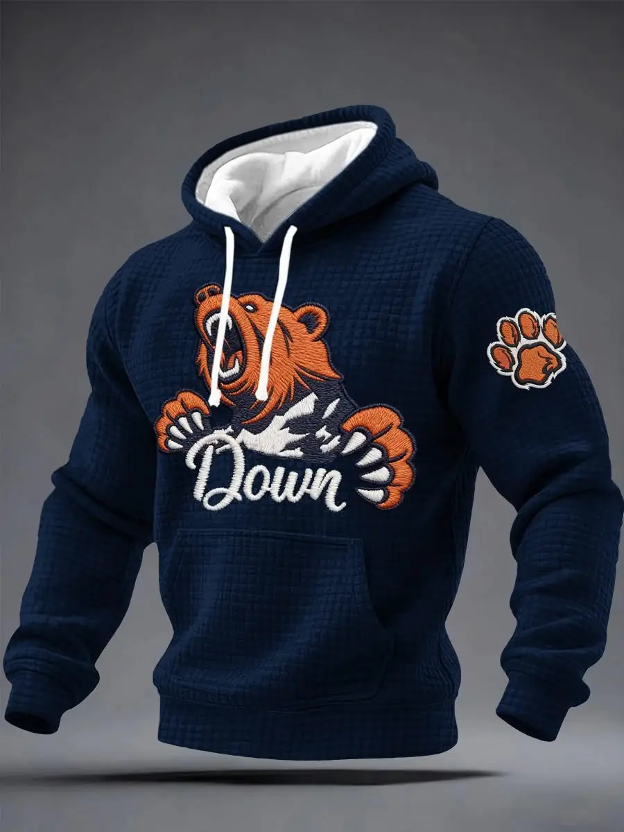 Chicago Bears Down Hoodie Game Day Apparel Best Gifts For Chicago Bears Fans