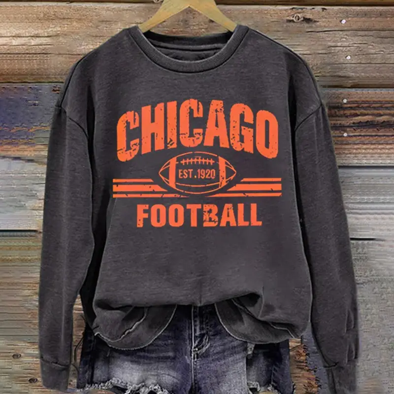 Chicago Bears Football Est 1920 Sweatshirt Women's Game Day Apparel Chicago Bears Merch