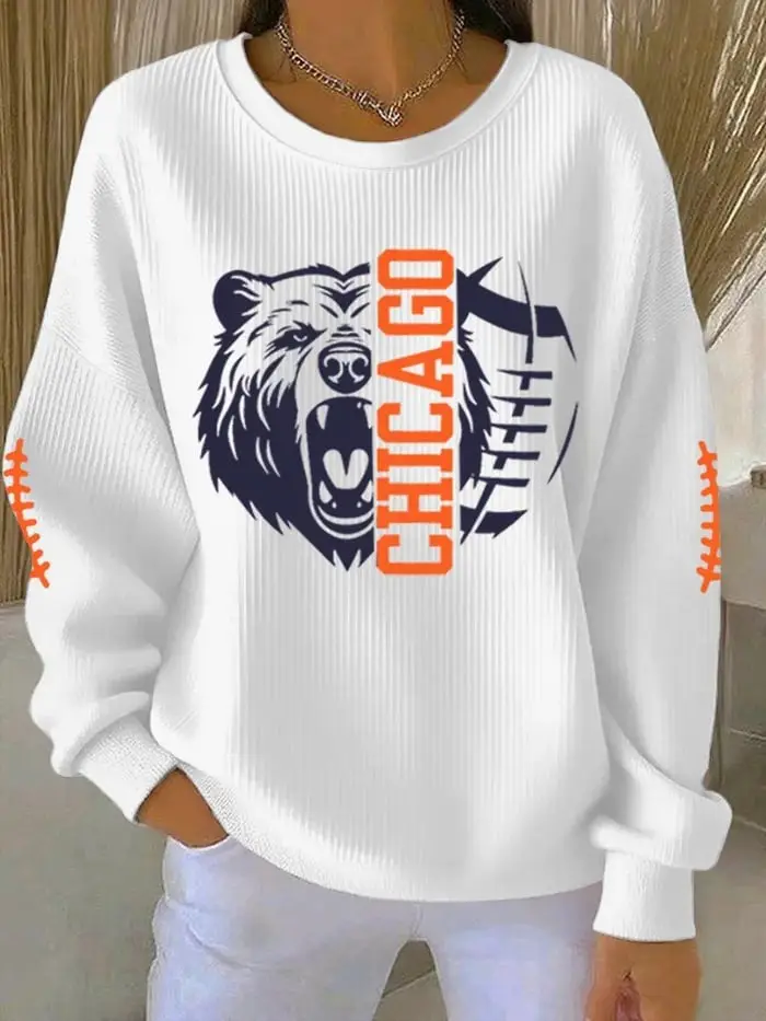 Chicago Bears Football Sweatshirt Bear Down For Life Shirt Chicago Fans Apparel Gift