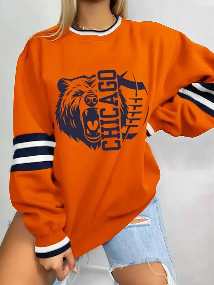Chicago Bears Football Sweatshirt Chicago For The Bears Nation Christmas Gifts For Fans