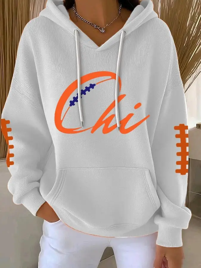 Chicago Bears Game Day Hoodie Women's Outfits Christmas Gifts For Chicago Bears Fans