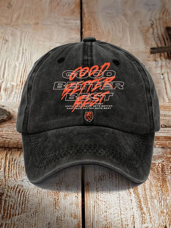 Chicago Bears Good Better Best Hat Bears Football Game Day Baseball Cap Fan Merchandise