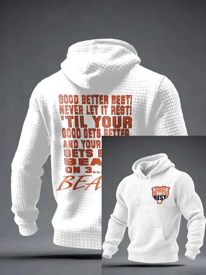 Chicago Bears Good Better Best Hoodie Chicago Bears Apparel Unique Gifts For Football Lovers
