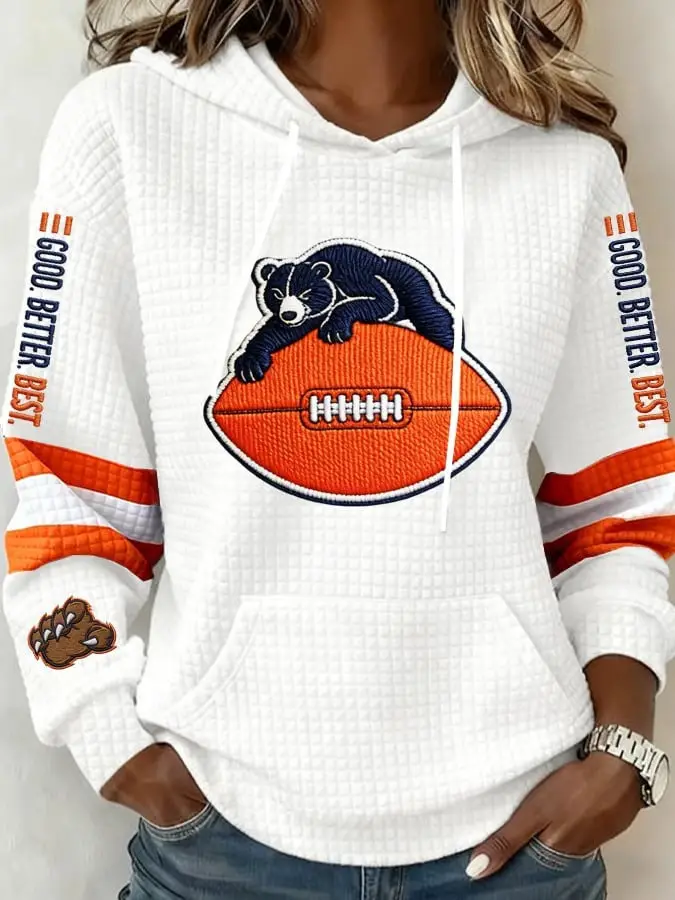 Chicago Bears Good Better Best Hoodie Game Day Clothes Unique Chicago Bears Gifts For Her