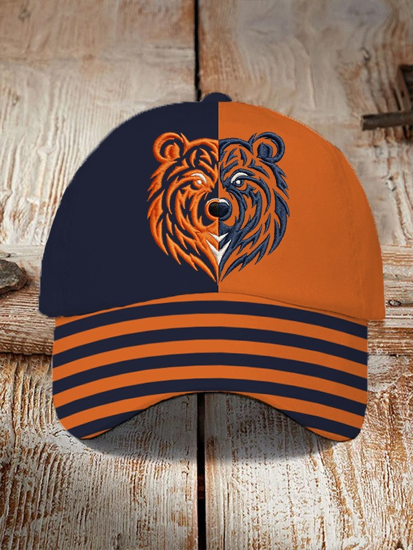 Chicago Bears Hat Sports Game Day Baseball Cap Best Gift For Chicago Bears Fan