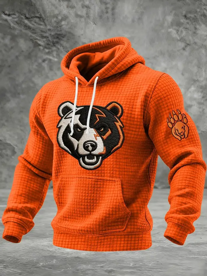 Chicago Bears Hoodie Game Day Apparel Football Fan Gear Chicago Bears Merch Gifts For Him