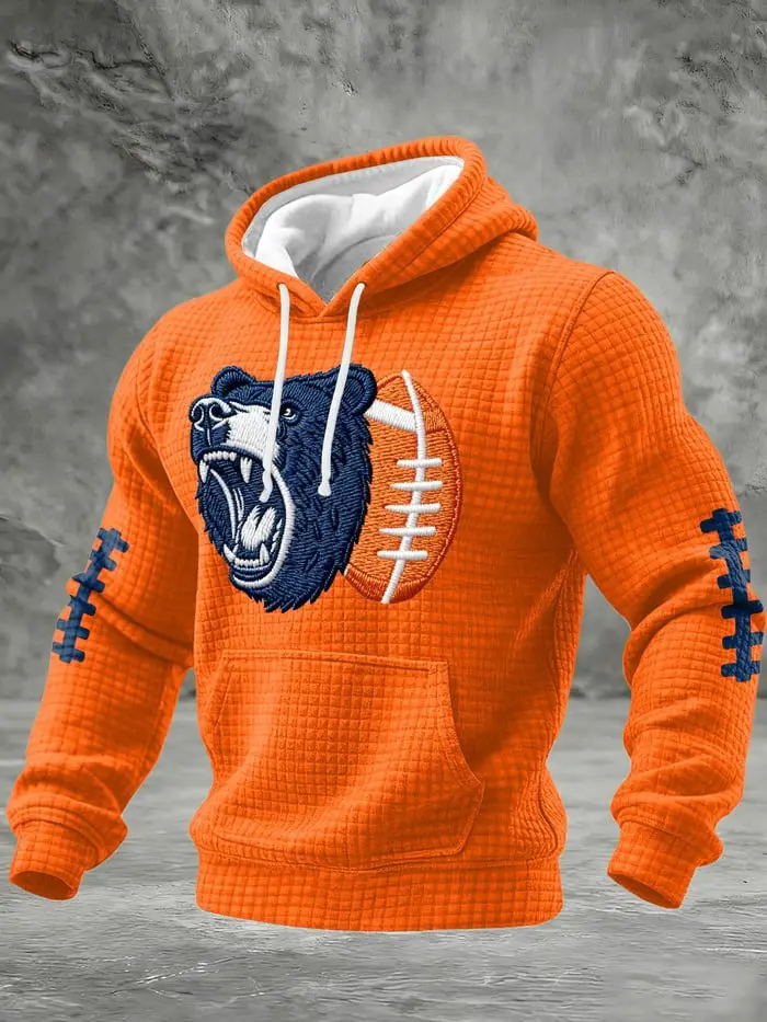 Chicago Bears Hoodie Game Day Clothes Bears Football Merch Best Gifts For Husband