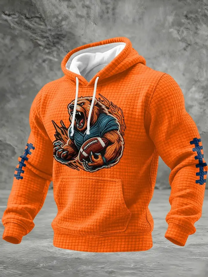 Chicago Bears Hoodie Game Day Clothes Chicago Bears Merch Football Gifts For Men
