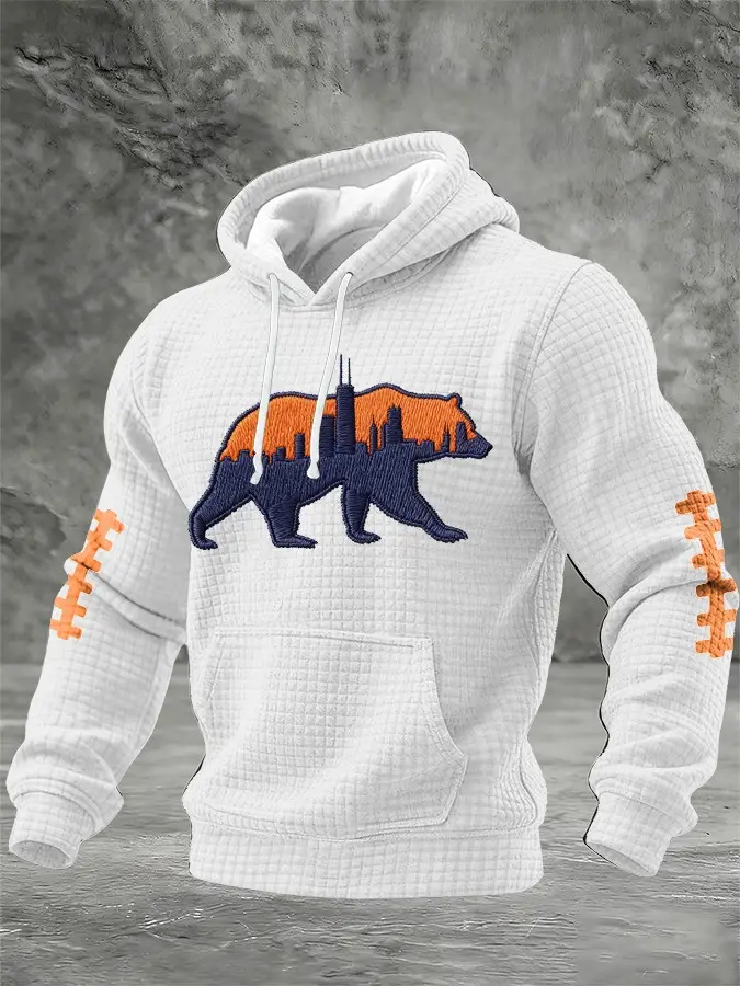 Chicago Bears Hoodie Game Day Clothes Football Fan Merch Cool Chicago Bears Gifts