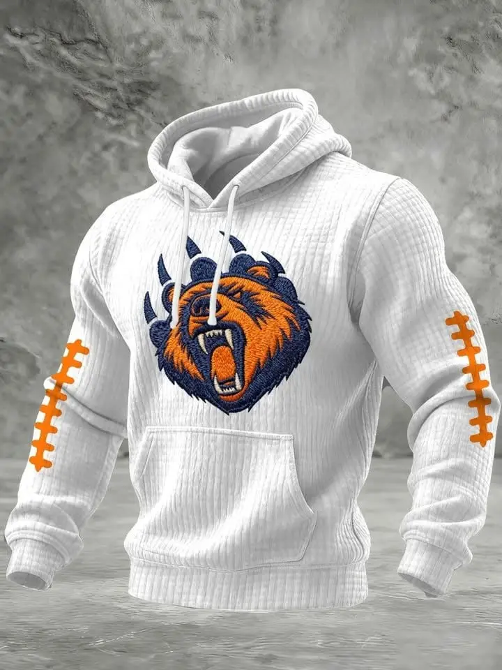 Chicago Bears Hoodie Game Day Merch Clothing Bears Football Gifts For Fans For Him
