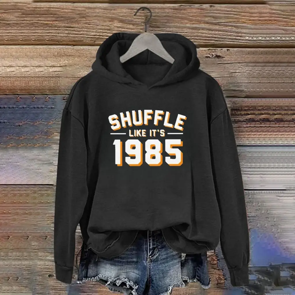 Chicago Bears Hoodie Shuffle Like It's 1985 Hooded Sweatshirt Football Fan Merch Gifts