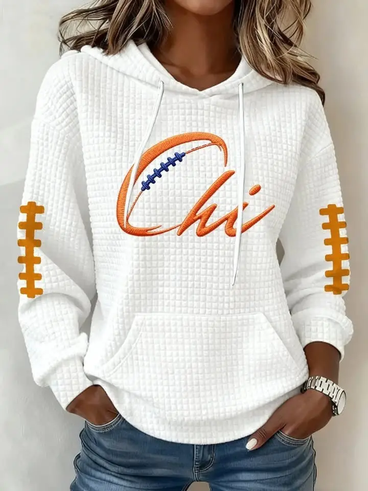 Chicago Bears Hoodie Women's Game Day Merch Clothing Best Gifts For Bears Fans