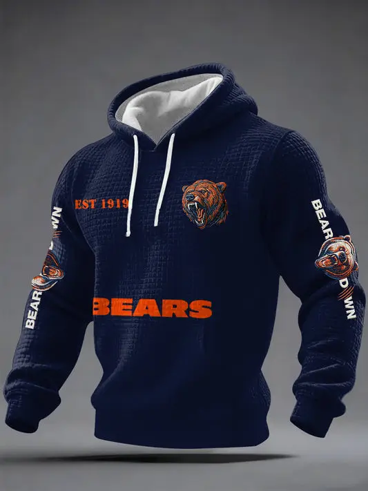 Chicago Bears Merch Bear Down Hoodie Chicago Bears Hooded Sweatshirt Football Fan Gifts Chicago Bears Merch Bear Down Hoodie Chicago Bears Hooded Sweatshirt Football Fan Gifts - Image 1