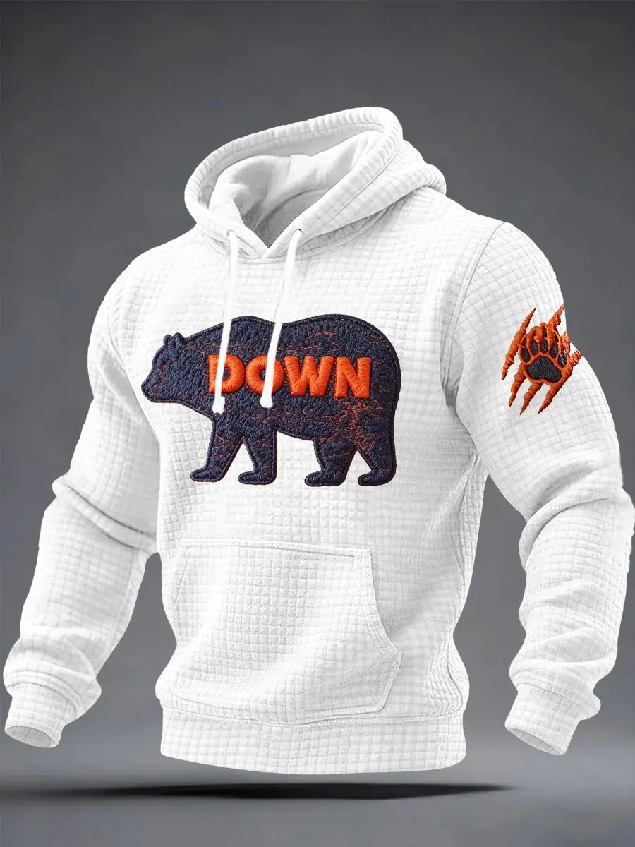 Chicago Bears Merch Bear Down Hoodie Chicago Football Apparel Unique Gifts For Enthusiasts
