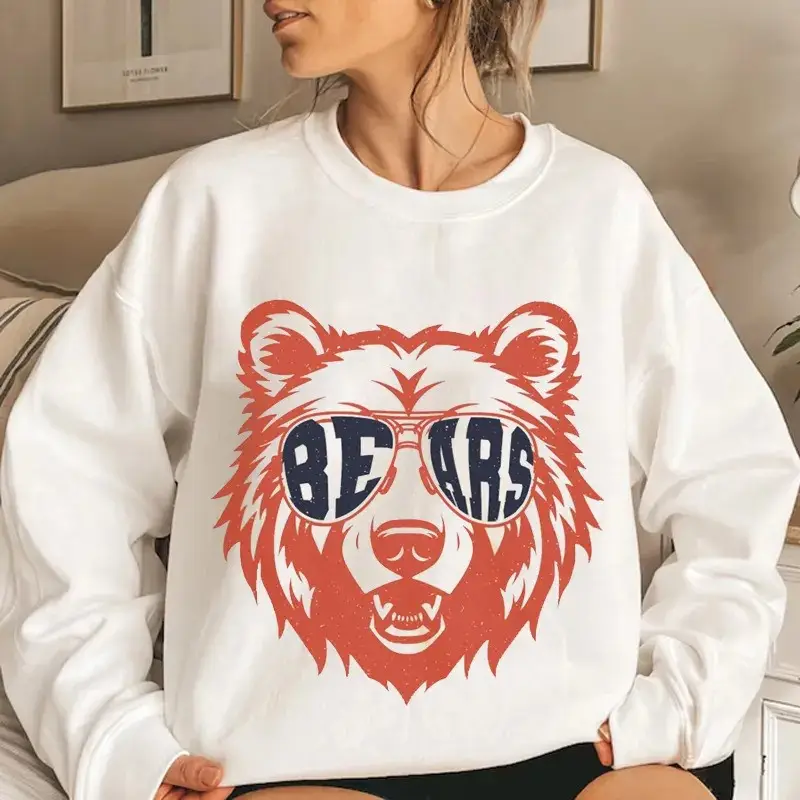 Chicago Bears Merch Bear Down Sweatshirt Best Gifts For Football Enthusiasts Chicago Bears Merch Bear Down Sweatshirt Best Gifts For Football Enthusiasts - Image 1