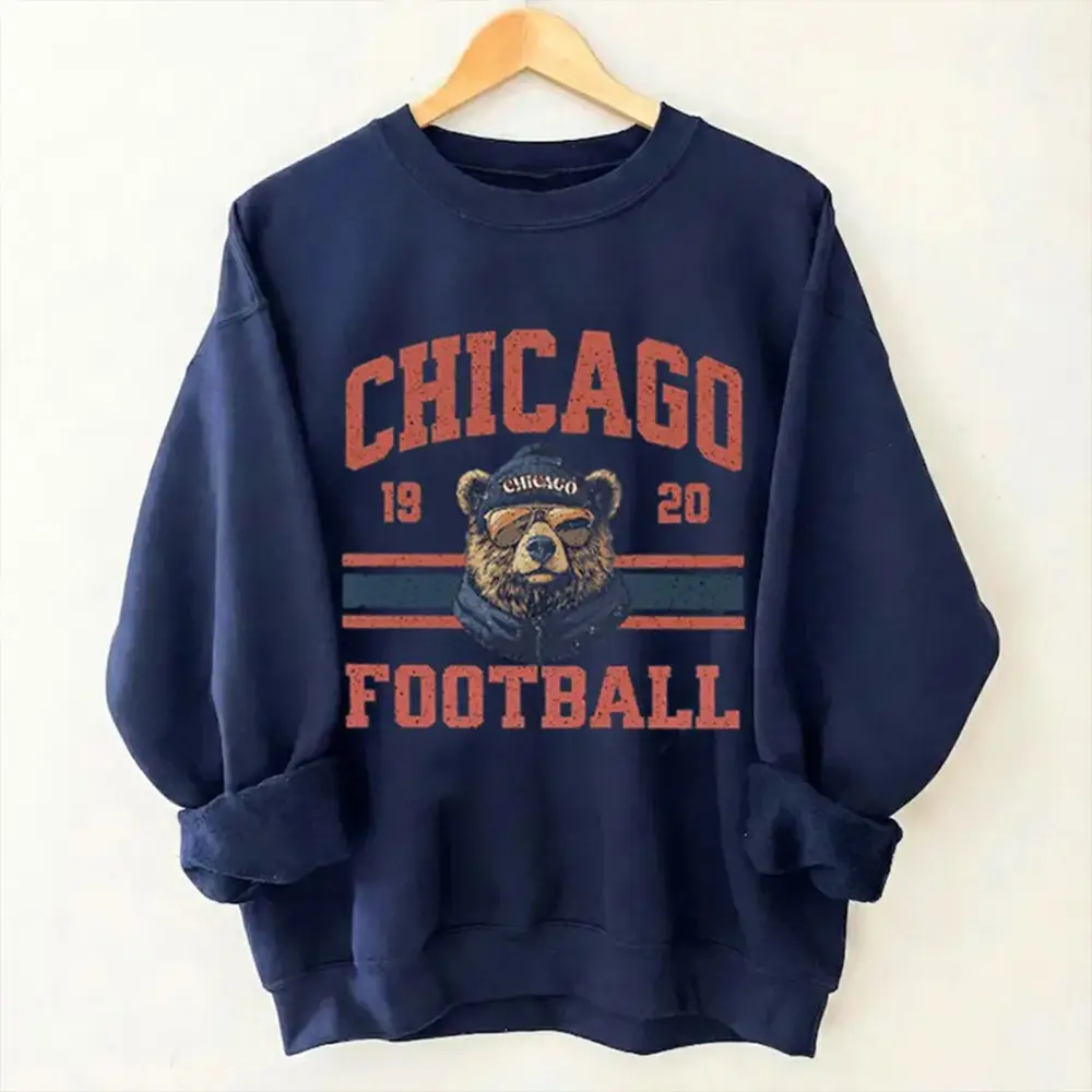 Chicago Bears Merch Chicago 1920 Football Sweatshirt Gift Ideas For Football Fans