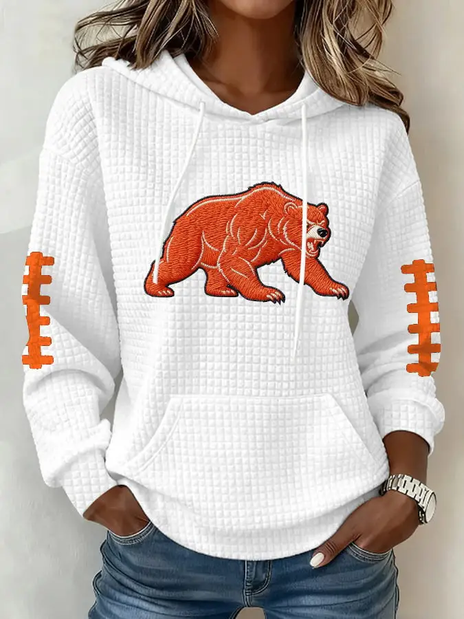 Chicago Bears Merch Football Hoodie Bear Down Chicago Football Apparel Game Day Gift Ideas Chicago Bears Merch Football Hoodie Bear Down Chicago Football Apparel Game Day Gift Ideas - Image 1