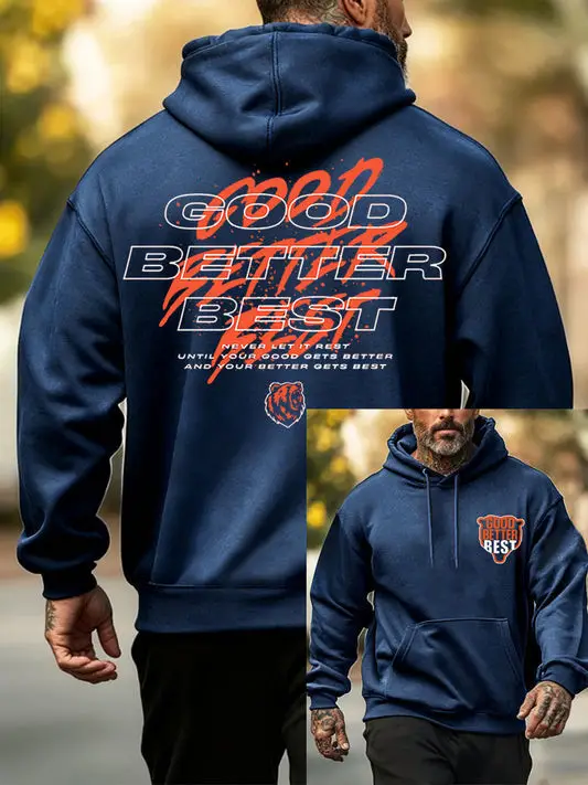 Chicago Bears Merch Game Day Football Hoodie Chicago Bears Hooded Sweatshirt Father Gifts