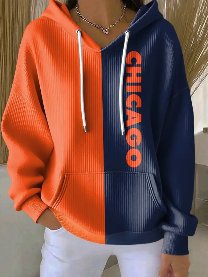 Chicago Bears Merch Hoodie Chicago Game Day Clothing Best Gifts For Football Fans