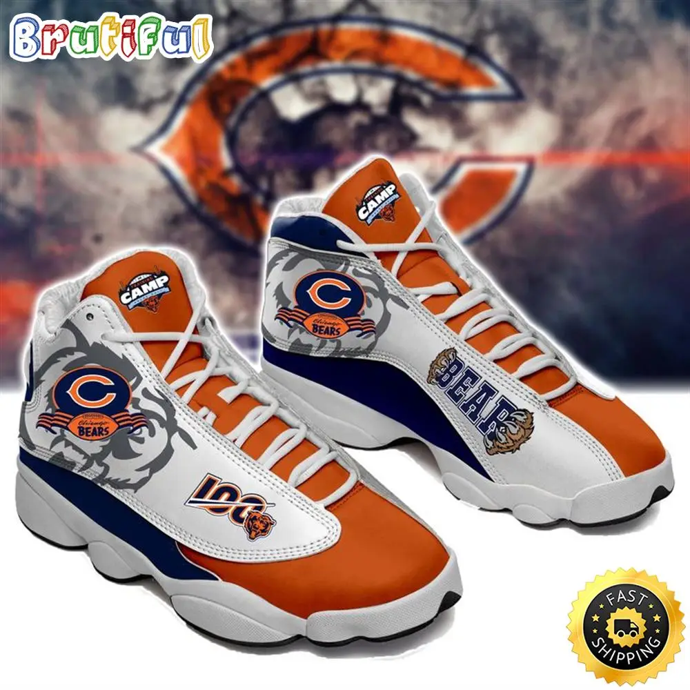 Chicago Bears Nfl Air Jordan 13 Sneaker Chicago Bears Nfl Air Jordan 13 Sneaker - Image 1