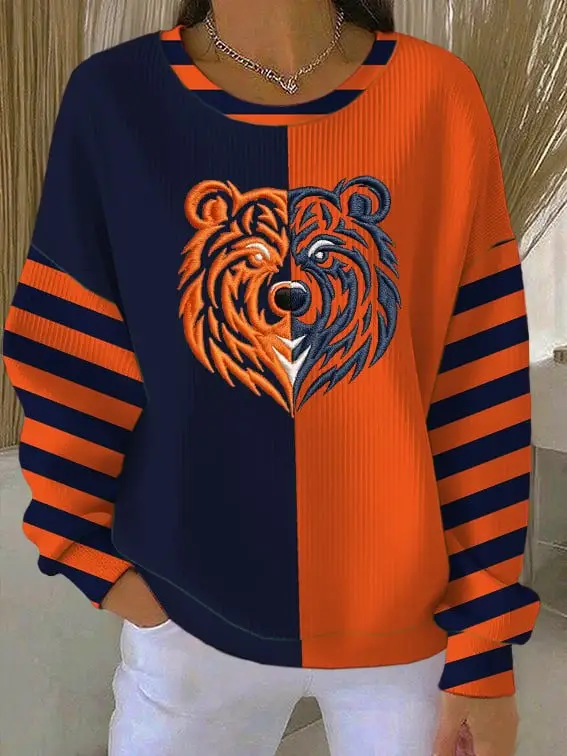 Chicago Bears Sweatshirt Game Day Fan Merch Unique Christmas Gifts For Bears Fans