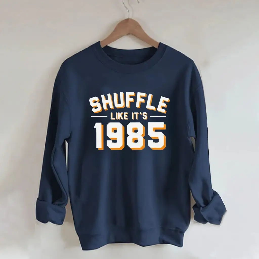 Chicago Bears Sweatshirt Shuffle Like It's 1985 Sweatshirt Bears Football Merch Gifts For Fans
