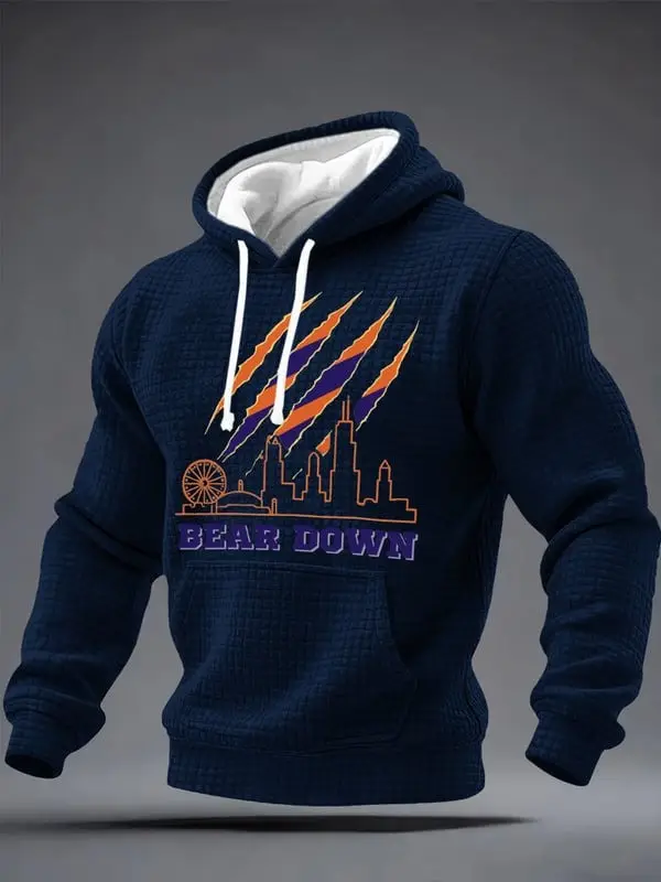 Chicago Bears Team Football Bear Down Hoodie Football Merchandise Unique Chicago Bears Gifts
