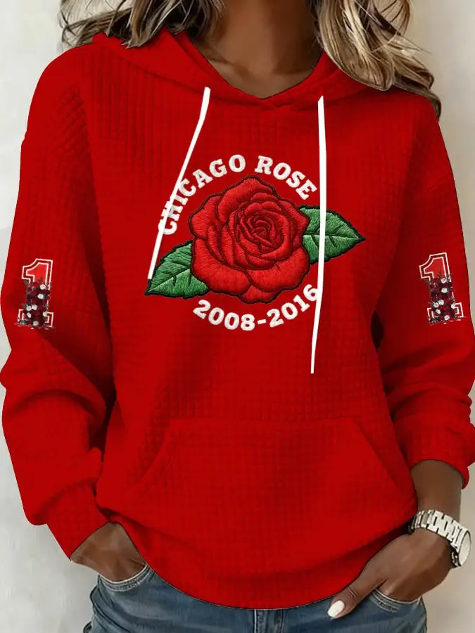 Chicago Bulls Derrick Rose Hoodie Number 1 Derrick Rose Basketball Chicago Bulls Merch Fan Gift