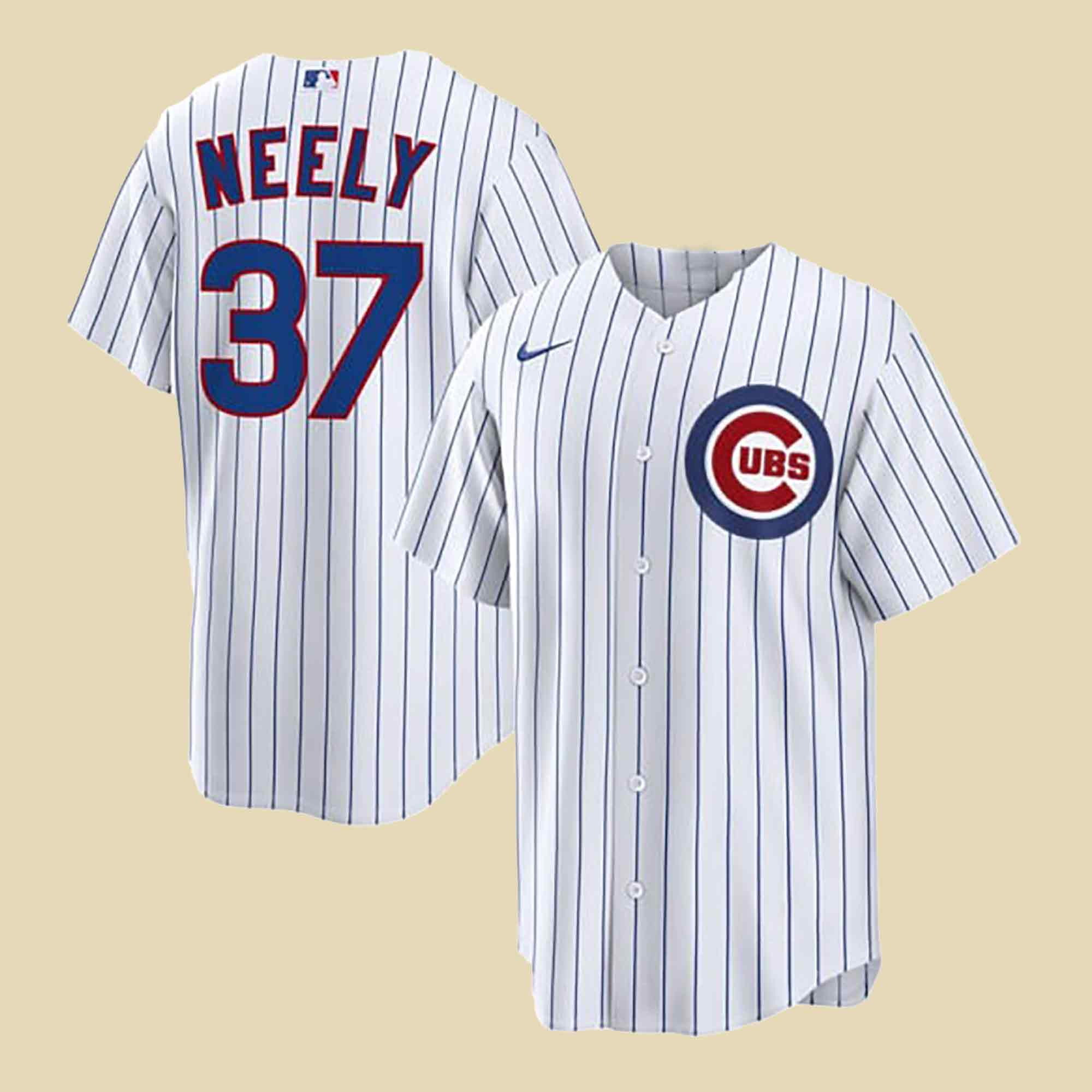 Chicago Cubs Jack Neely Baseball Jersey Men's Baseball Game Gear Father's Day Gift Ideas