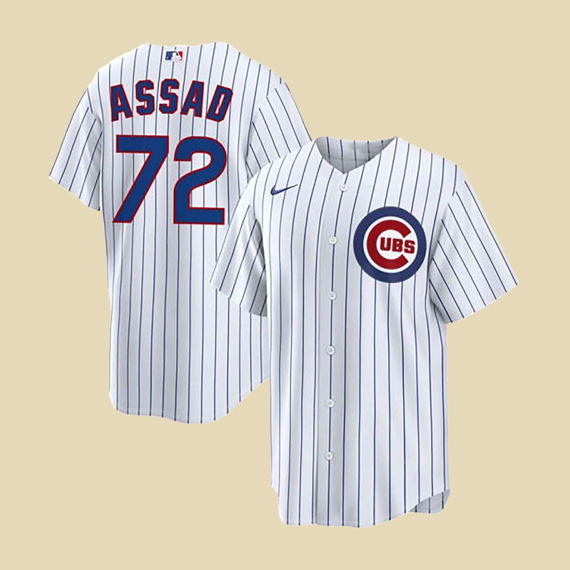 Chicago Cubs Javier Assad Baseball Jersey Sports Shirt Special Gifts For NBA Fans