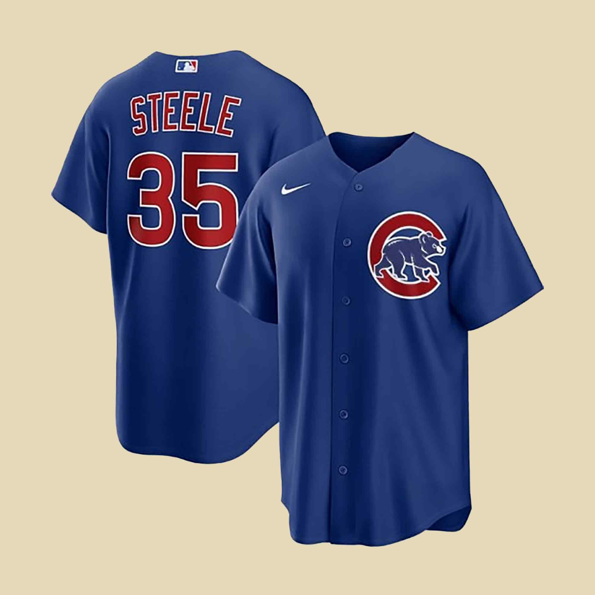 Chicago Cubs Justin Steele Baseball Jersey Cubs Fan Jersey Gifts For Best Friend