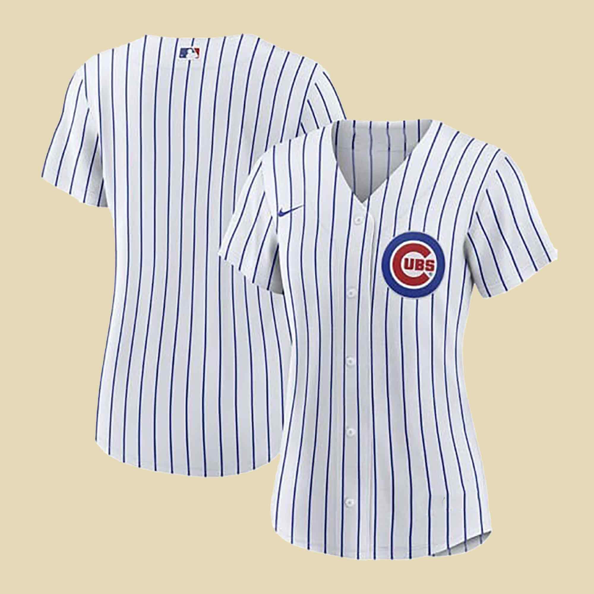 Chicago Cubs Merch Chicago Cubs Women's Home Jersey MLB Gear Gift For Cubs Fans Girlfriend Chicago Cubs Merch Chicago Cubs Women's Home Jersey MLB Gear Gift For Cubs Fans Girlfriend - Image 1