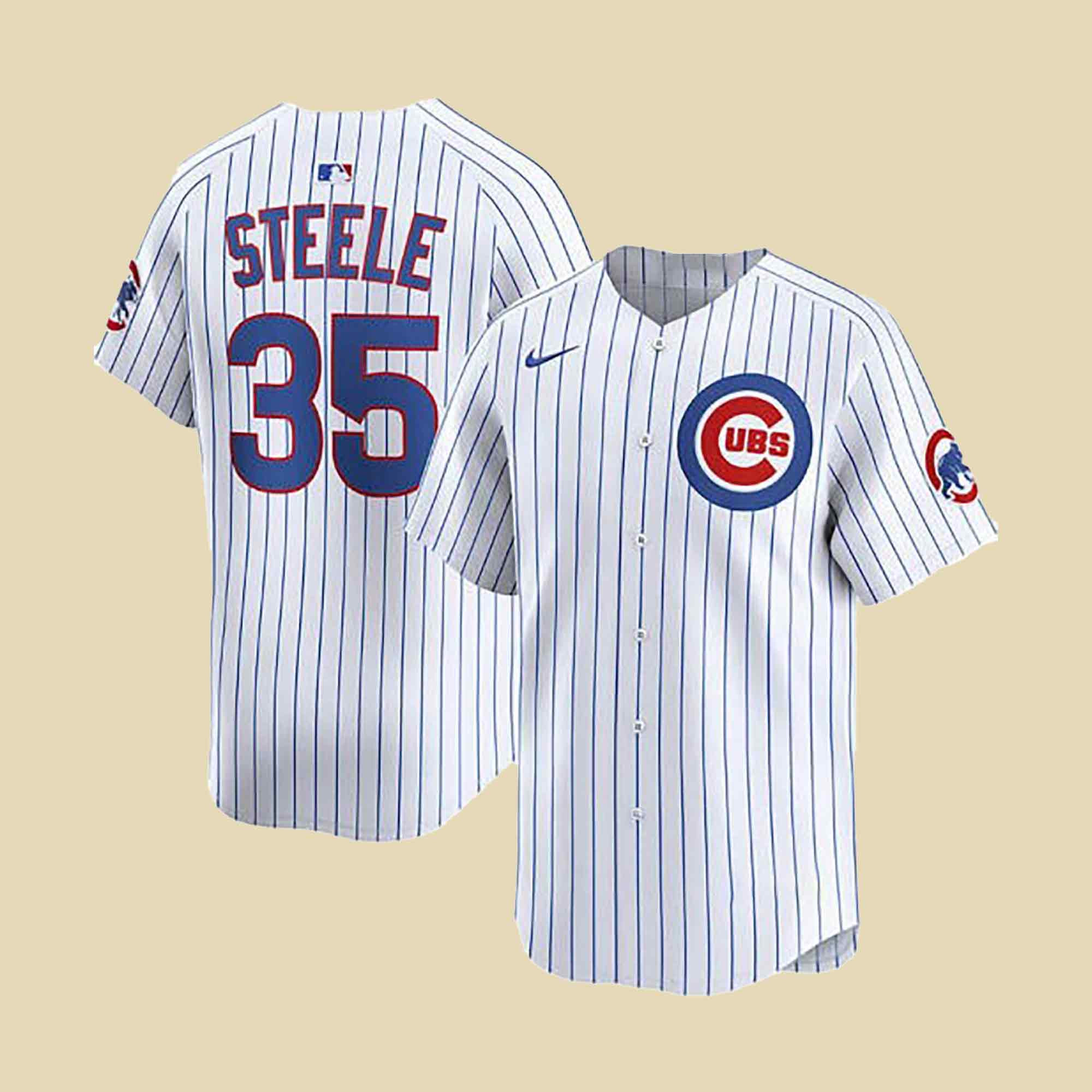 Chicago Cubs Merch Justin Steele Home Limited Baseball Jersey Baseball Outfit Gift Ideas Chicago Cubs Merch Justin Steele Home Limited Baseball Jersey Baseball Outfit Gift Ideas - Image 1