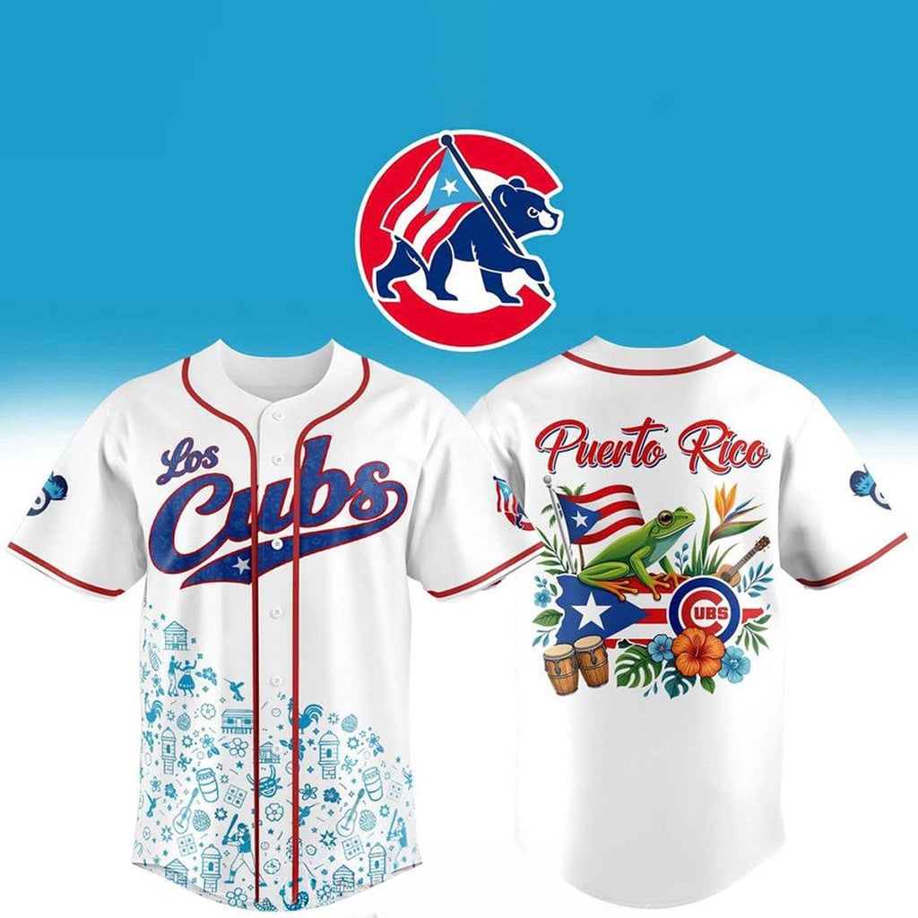 Chicago Cubs Puerto Rican Heritage Night 2026 Los Cubs Baseball Jersey Chicago Cubs Merch