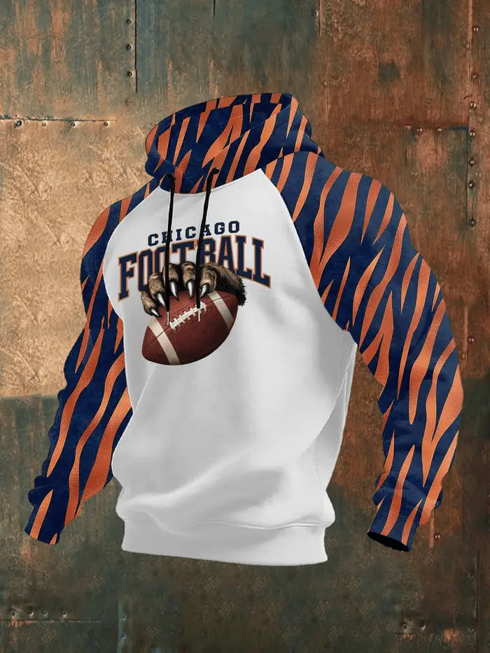 Chicago Football Hoodie CB Official Merch Game Day Apparel for Team Chicago