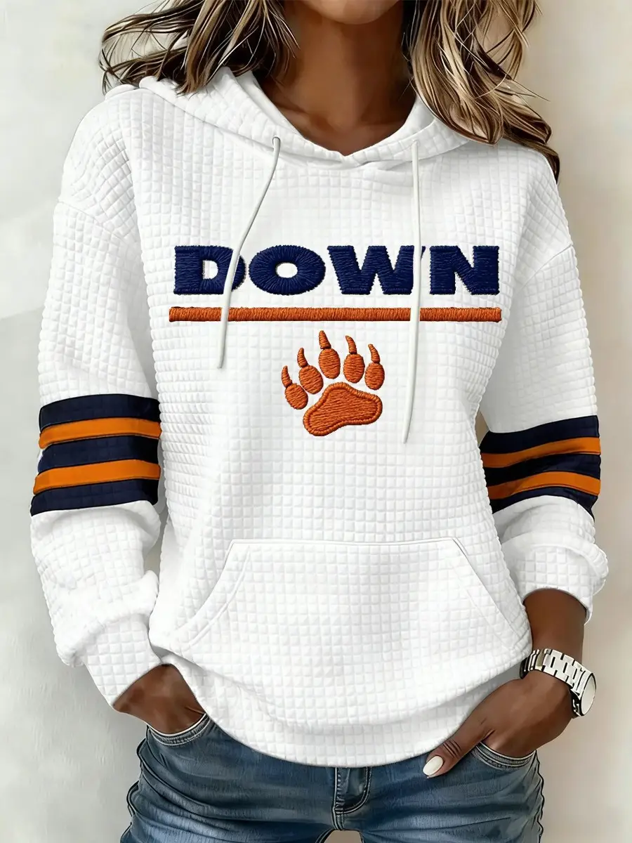 Chicago Football Merch Hoodie Bear Paw Down Top Apparel Ideas For Gameday Fans
