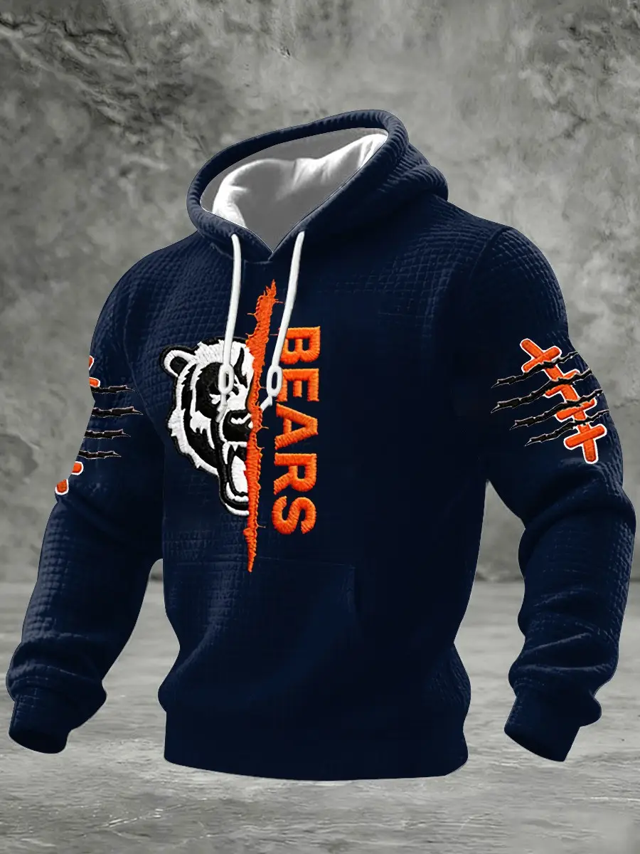 Chicago Football Merch Hoodie Bears Top Clothing Items For Football Fans