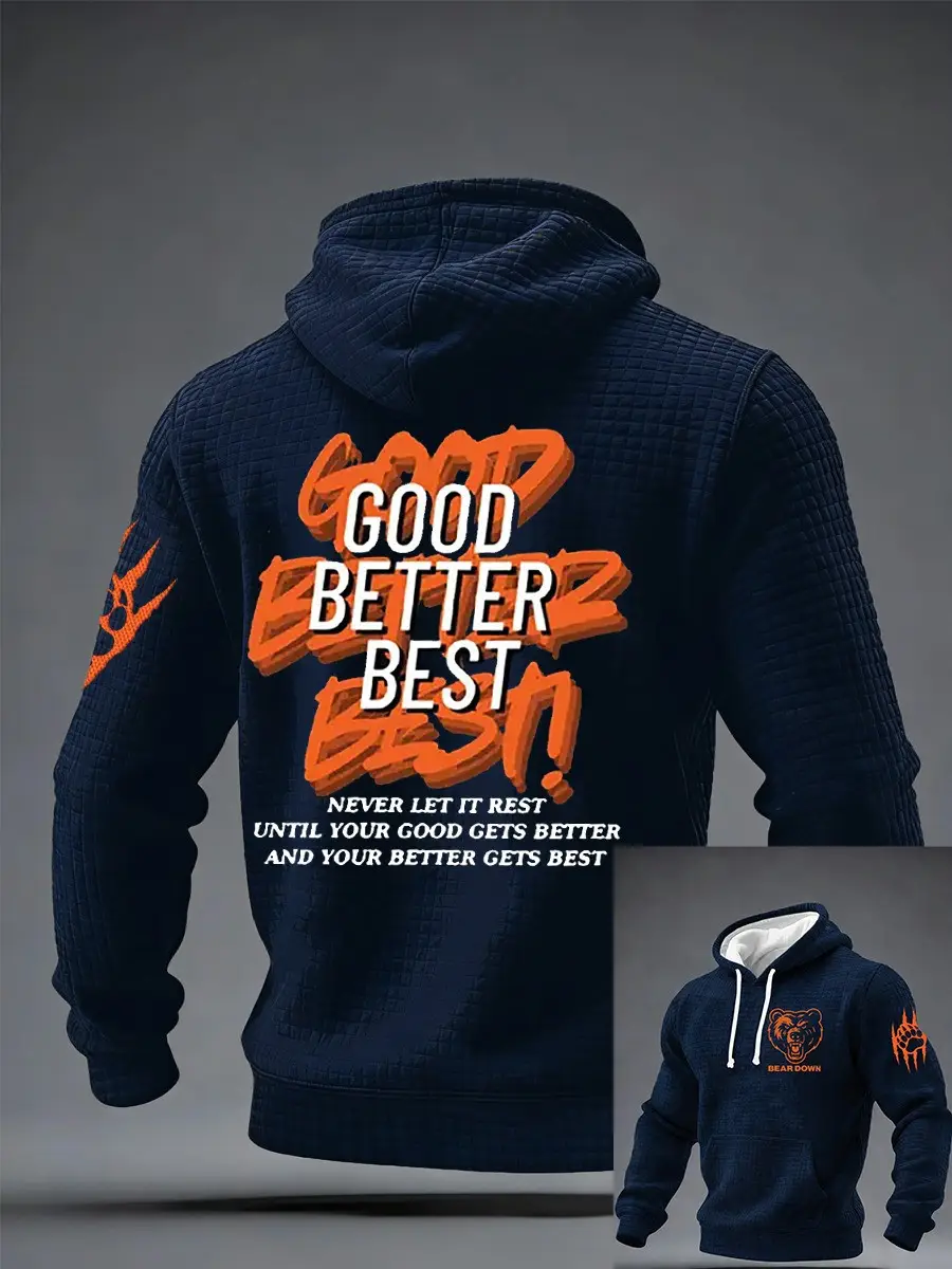 Chicago Football Merch Hoodie Game Good Better Best Clothes Ideas For Football Players